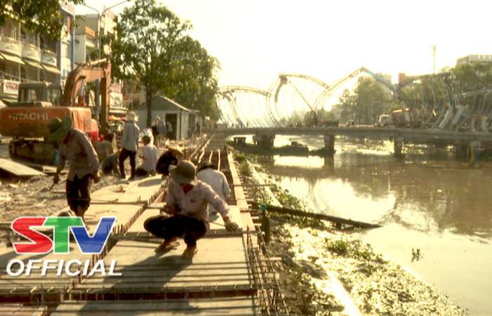 Thành phố Sóc Trăng chỉnh trang đô thị đón Xuân Nhâm Dần 2022 